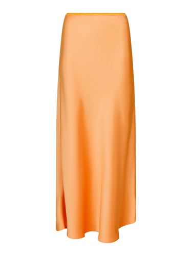 Kjolar - Vicky heavy sateen skirt – orange